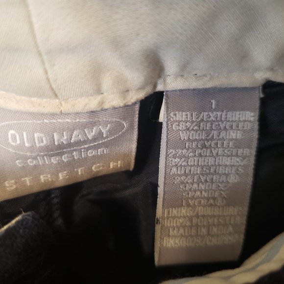 Old Navy Stretch Women's Wool Pants Size 1 - Picture 2 of 3